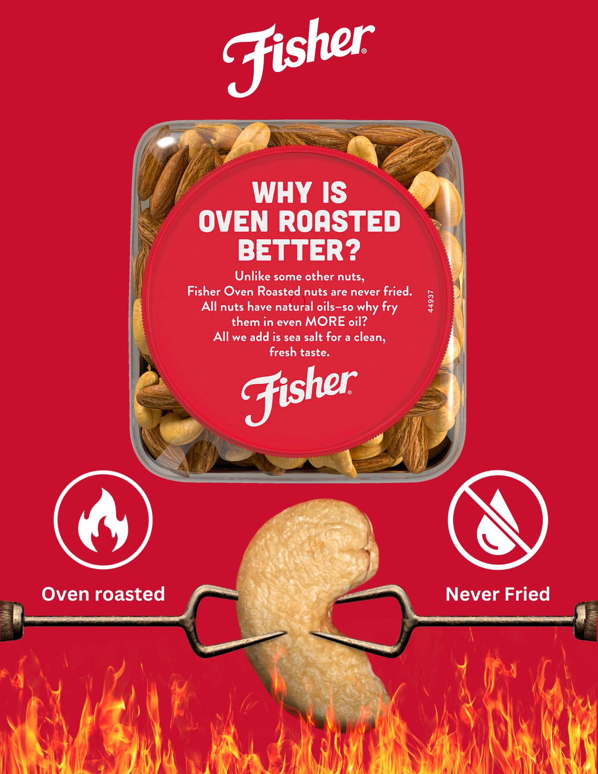 Fisher Snack Assorted Nuts Variety for Everyday Snacking