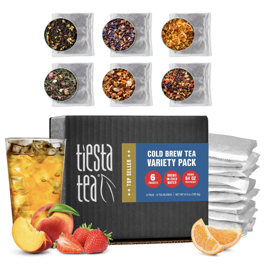 Tiesta Tea Caffeine-Free Loose Leaf Sampler, 8 Pouches