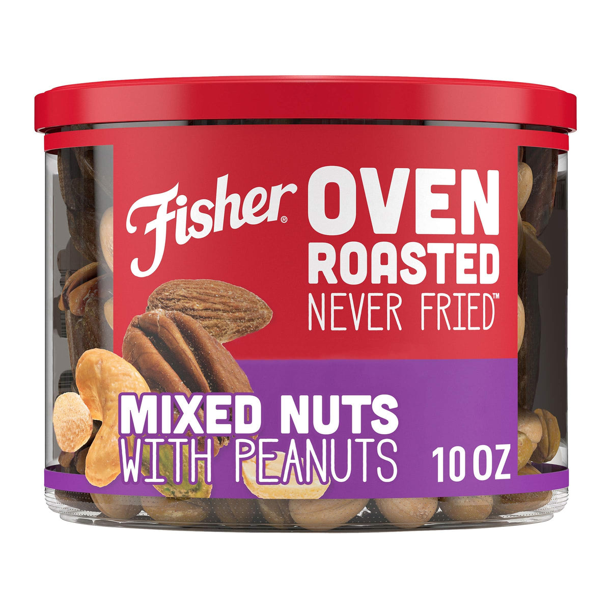 Fisher Snack Assorted Nuts Variety for Everyday Snacking