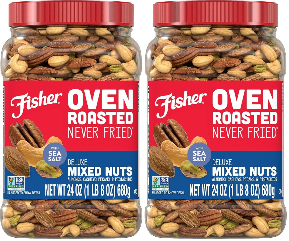 Fisher Snack Assorted Nuts Variety for Everyday Snacking