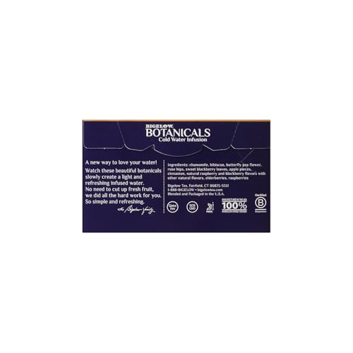 Bigelow Botanicals Caffeine-Free Flavored Herbal Tea Bags
