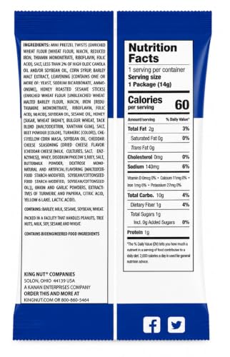 Summer Harvest Airline Snack Mix Variety Selection