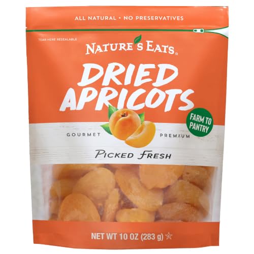 Nature's Eats Dried Apricots for Healthy Snacking, 10 oz