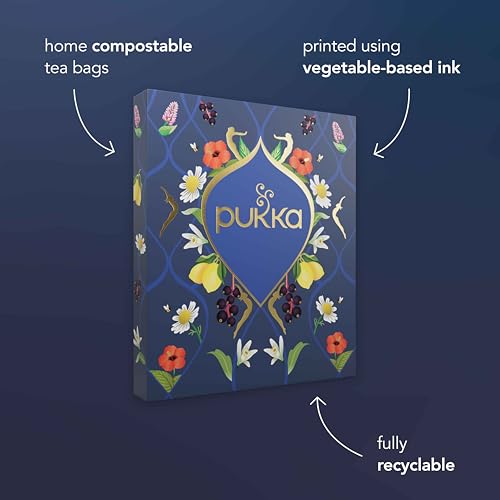 Pukka Organic Herbal Tea Gift Set, 45 Bags, 9 Flavors