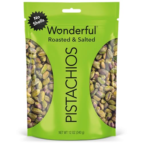 Wonderful Pistachios No Shells Roasted & Salted, 6 oz Bag