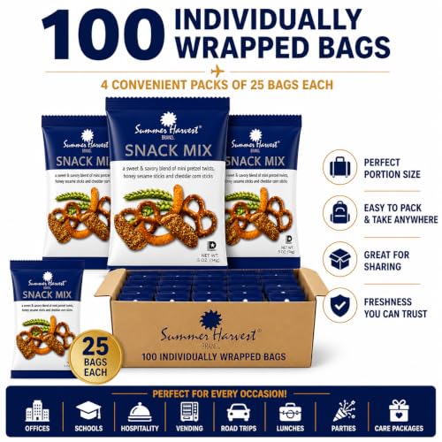Summer Harvest Airline Snack Mix Variety Selection