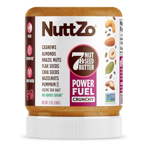 NuttZo Power Fuel 7-Nut & Seed Butter, Crunchy or Smooth