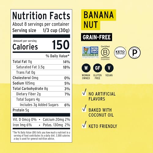 Purely Elizabeth Grain-Free Gluten-Free Granola, Non-GMO