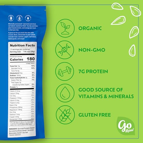 Go Raw Organic Sprouted Seeds for Everyday Snacking