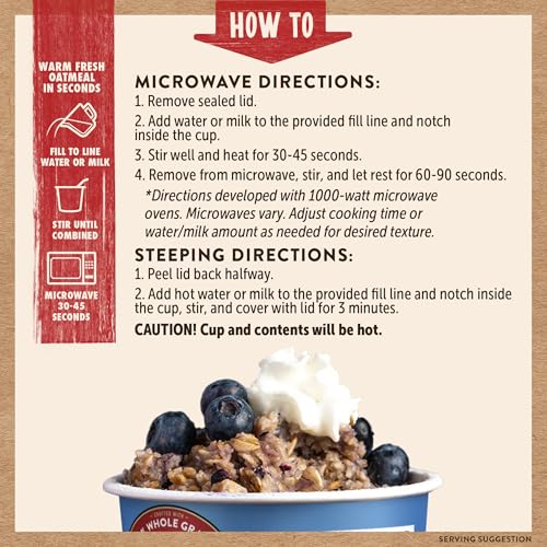 Kodiak Maple Brown Sugar High-Protein Instant Oatmeal Cups