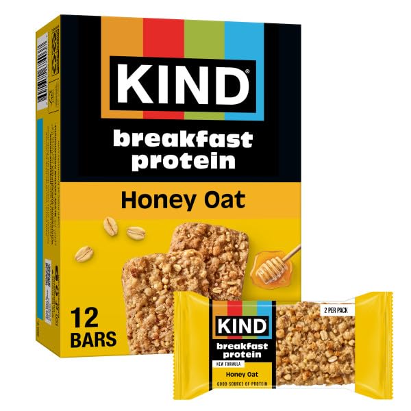 KIND Breakfast Protein Bars, Gluten-Free, 6 Twin Packs