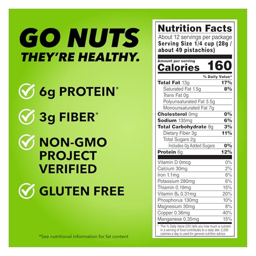 Wonderful Pistachios No Shells Roasted & Salted, 6 oz Bag