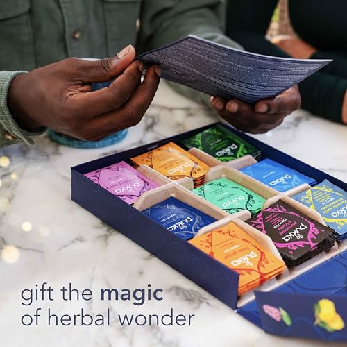 Pukka Organic Herbal Tea Gift Set, 45 Bags, 9 Flavors