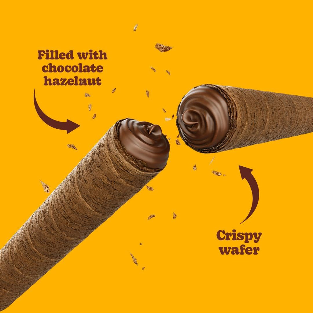 Bauducco Crispy Wafer Rolls for Sweet Snacking & Desserts