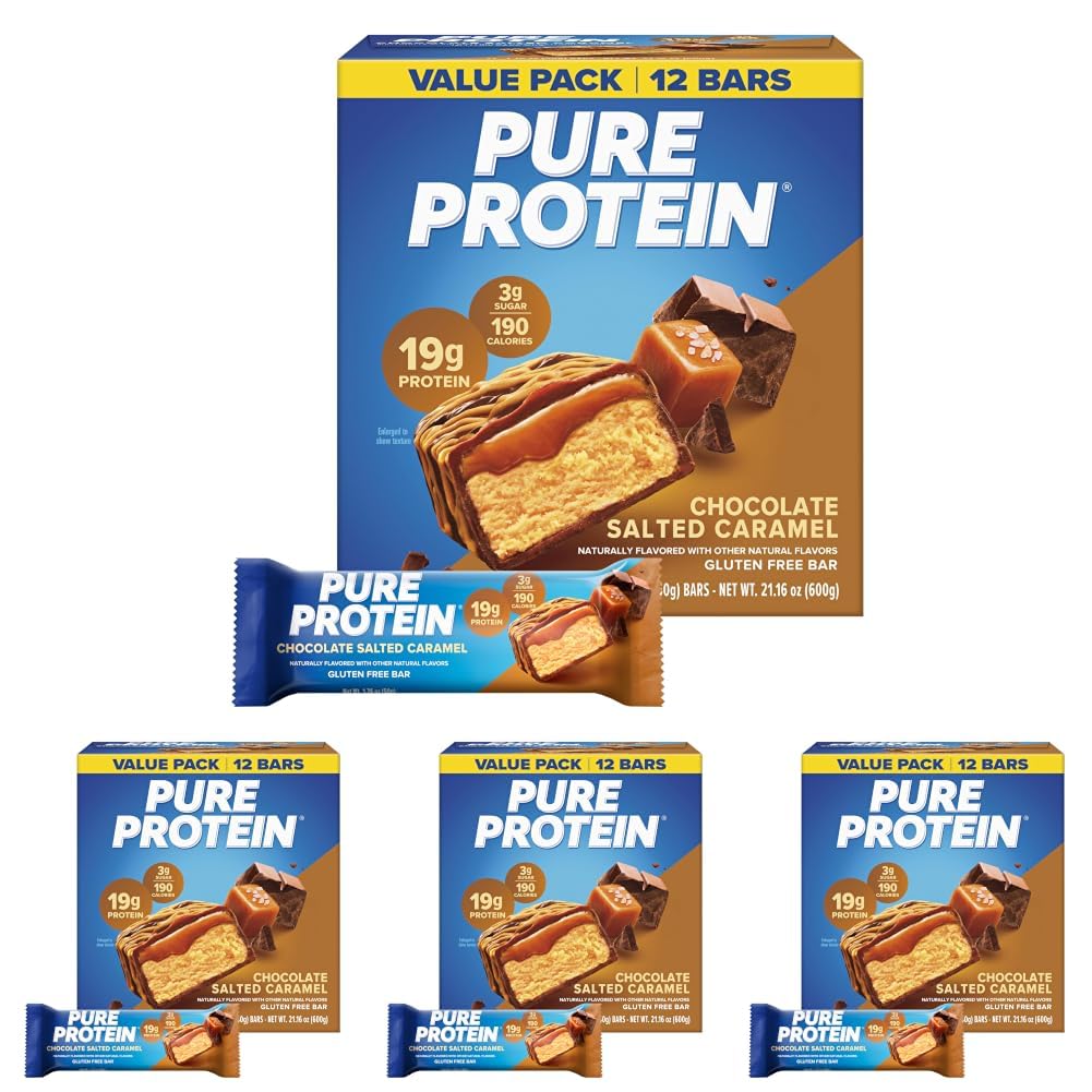 Pure Protein Gluten-Free Low-Sugar Bars, 1.76 oz, 12-Pack