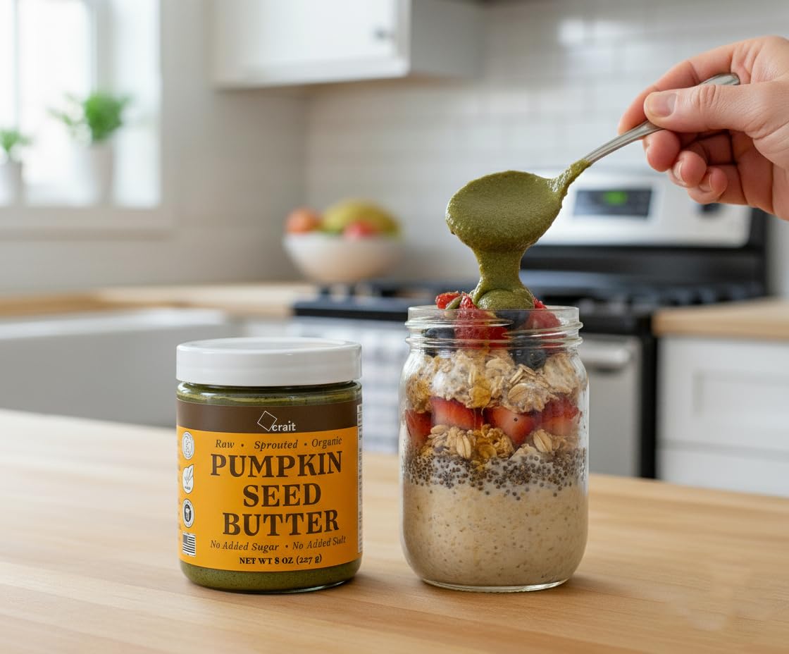 Crait Organic Raw Sprouted Pumpkin Seed Butter