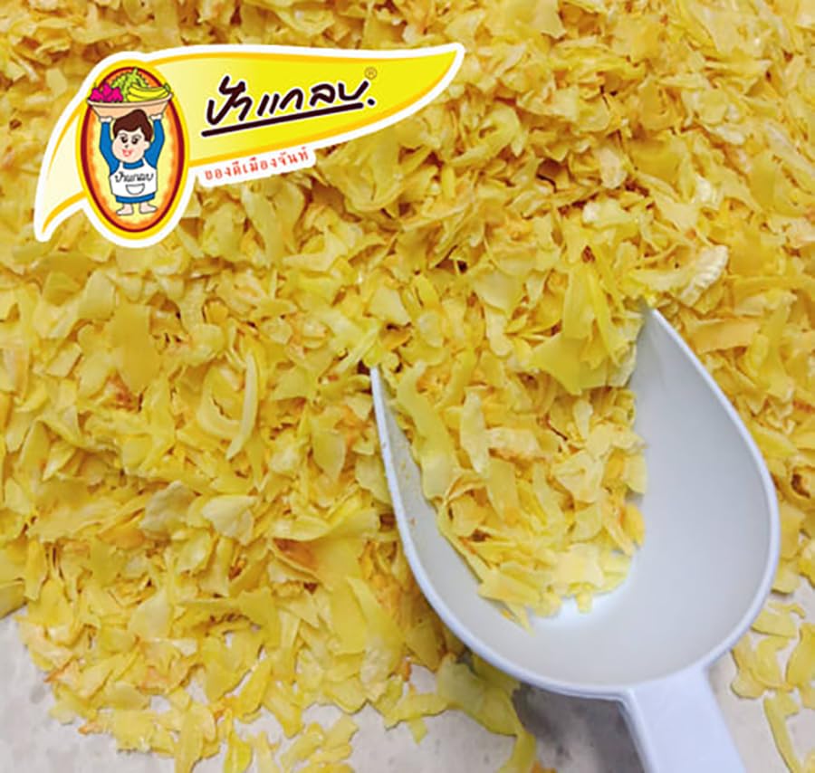 Paglab Sweet & Salty Crispy Monthong Durian Chips, 500 g, 12-Pack