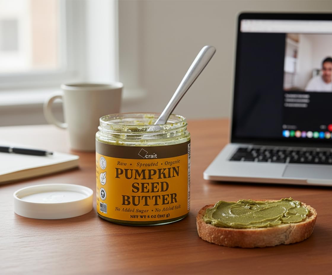 Crait Organic Raw Sprouted Pumpkin Seed Butter