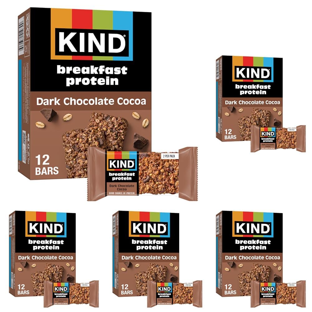 KIND Breakfast Protein Bars, Gluten-Free, 6 Twin Packs