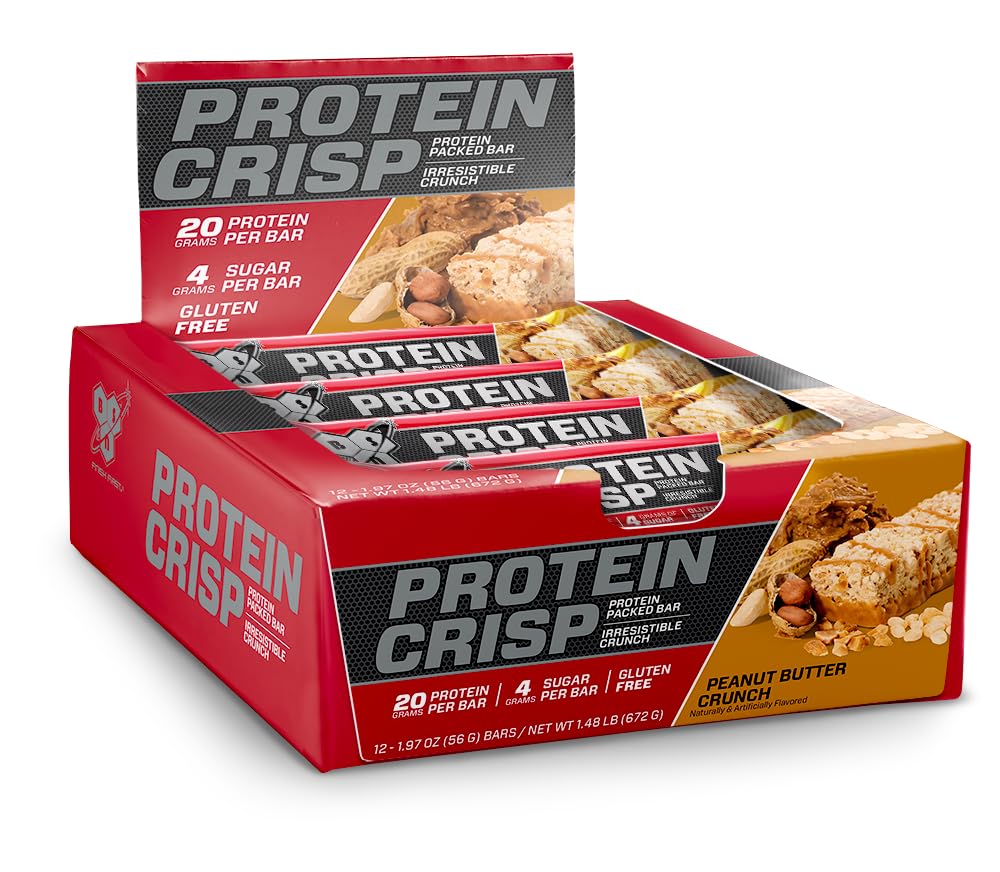 BSN Protein Crisp Bars for Convenient High-Protein Snacking