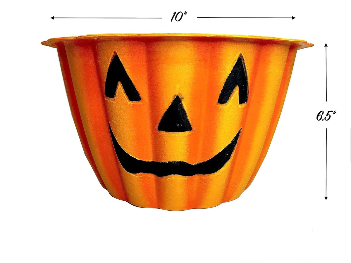 Halloween Pumpkin Gift Basket with Candy, Cookies & Snacks