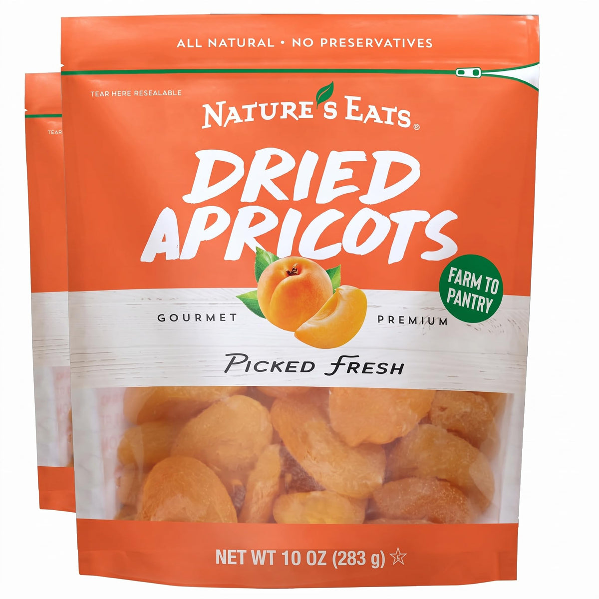 Nature's Eats Dried Apricots for Healthy Snacking, 10 oz