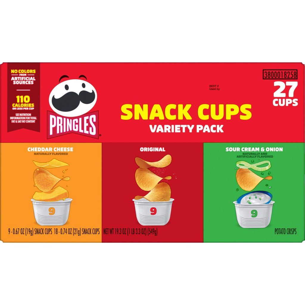 Pringles Stackable Potato Crisps for Everyday Snacking