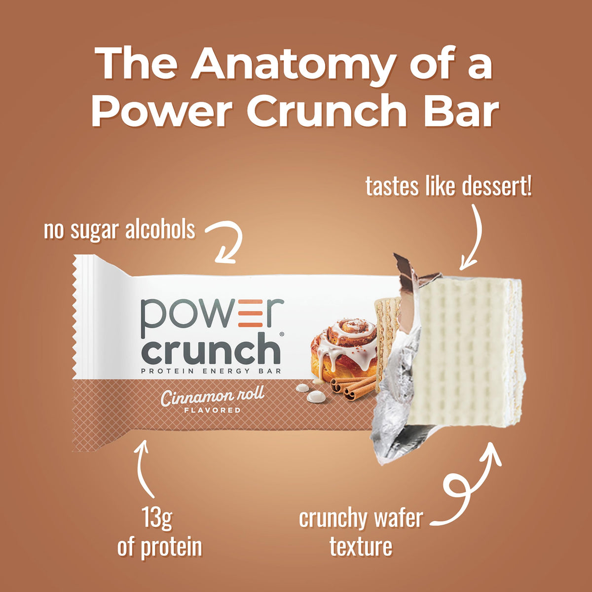 Power Crunch Protein Wafer Bars for On-the-Go Snacking