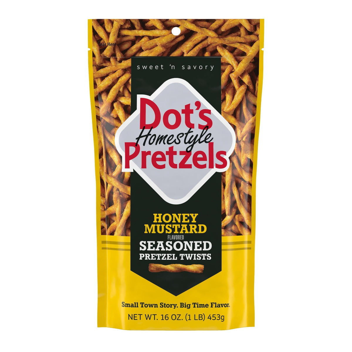 Dot's Original Seasoned Pretzel Twists, 16 oz (3-Pack)