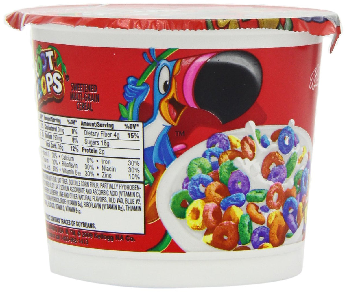 Kellogg's Froot Loops Breakfast Cereal Cups, 1.5 oz, 60 Count
