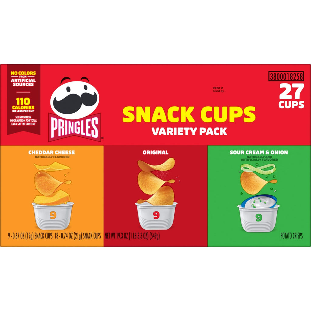 Pringles Stackable Potato Crisps for Everyday Snacking