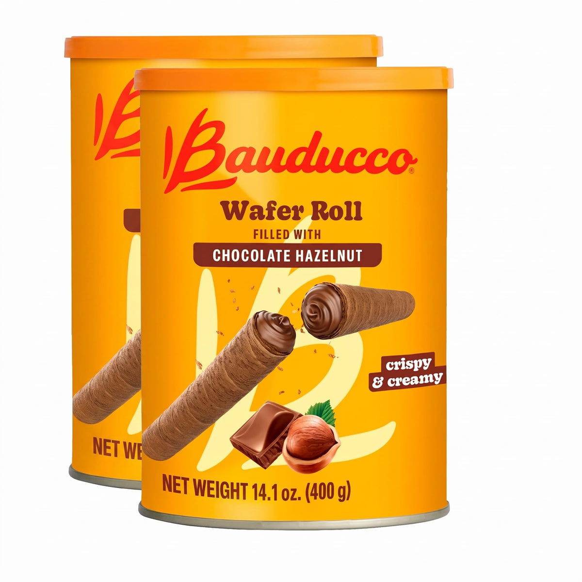 Bauducco Crispy Wafer Rolls for Sweet Snacking & Desserts