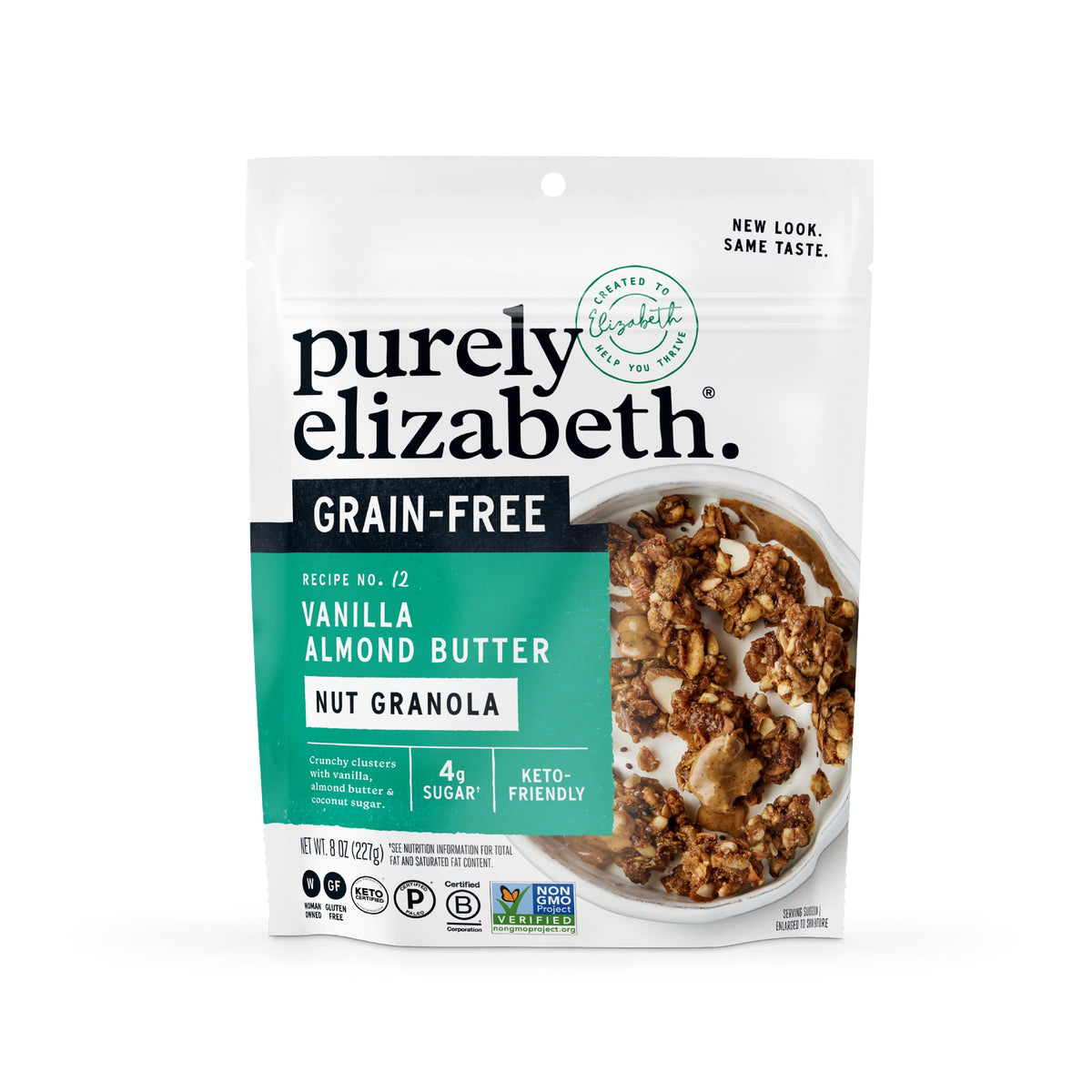 Purely Elizabeth Grain-Free Gluten-Free Granola, Non-GMO
