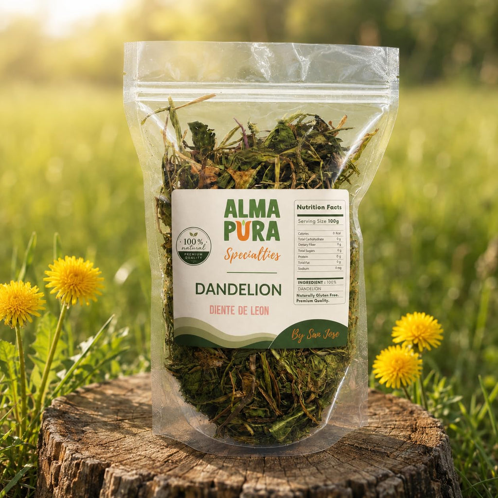 Alma Pura Dandelion Root & Leaf Herbal Tea Infusion