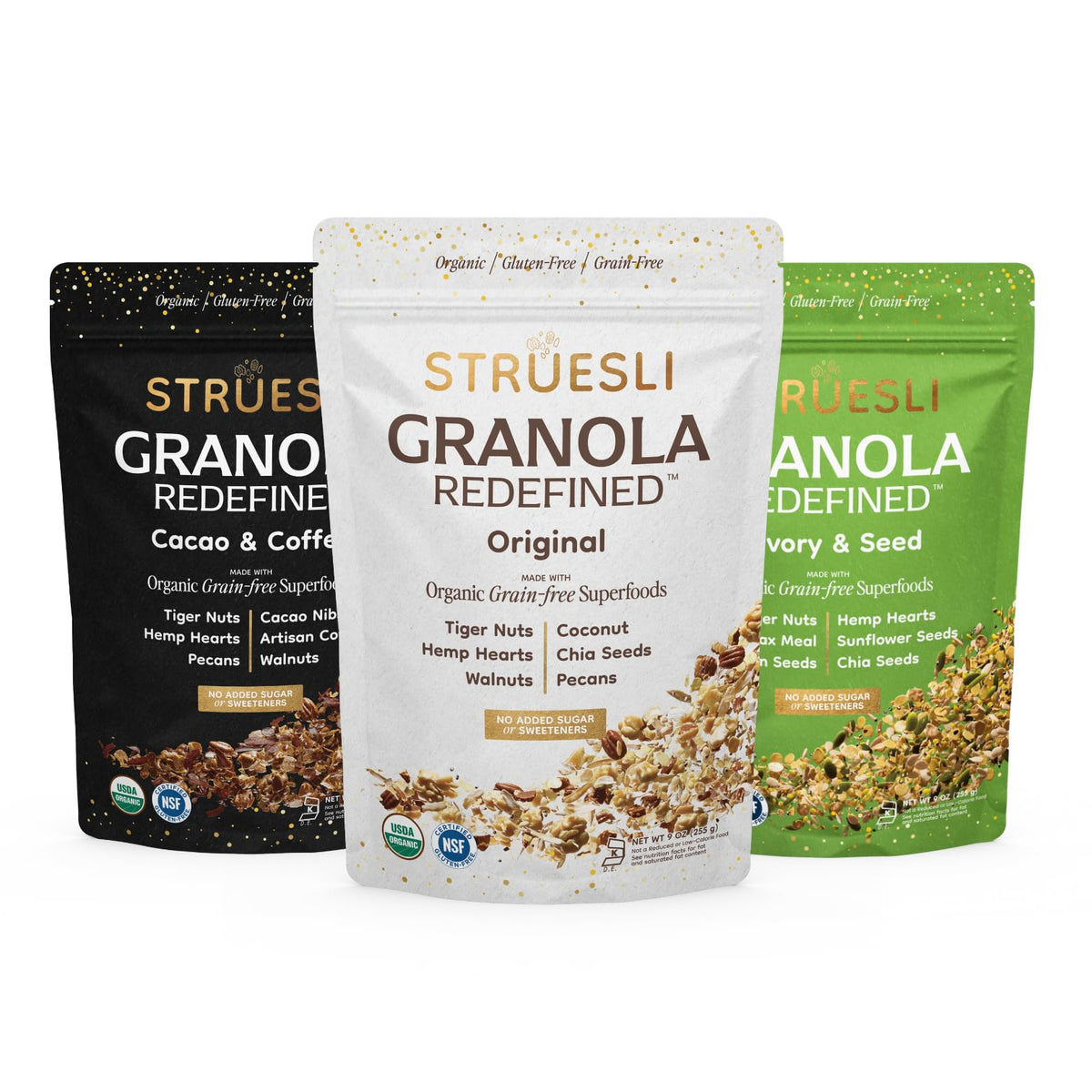 Struesli Organic Grain-Free Granola with Chia Seeds