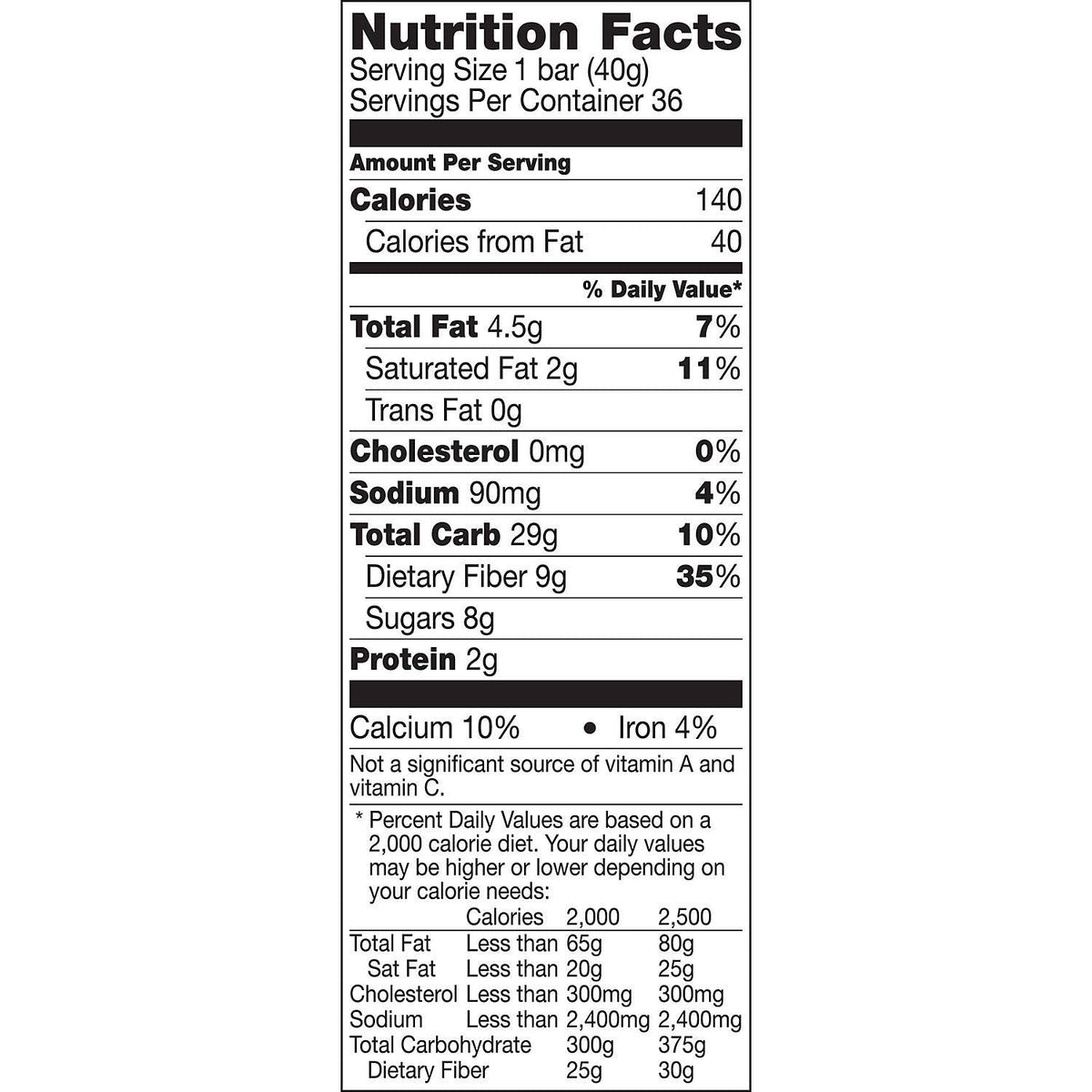 Fiber One Oats & Chocolate Chewy Granola Bars, 128 Count