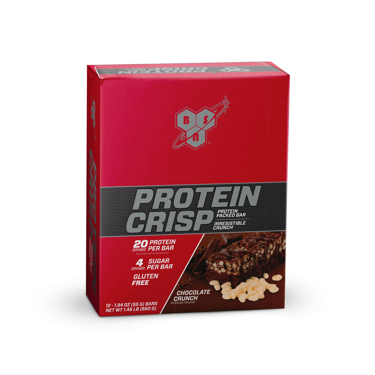 BSN Protein Crisp Bars for Convenient High-Protein Snacking