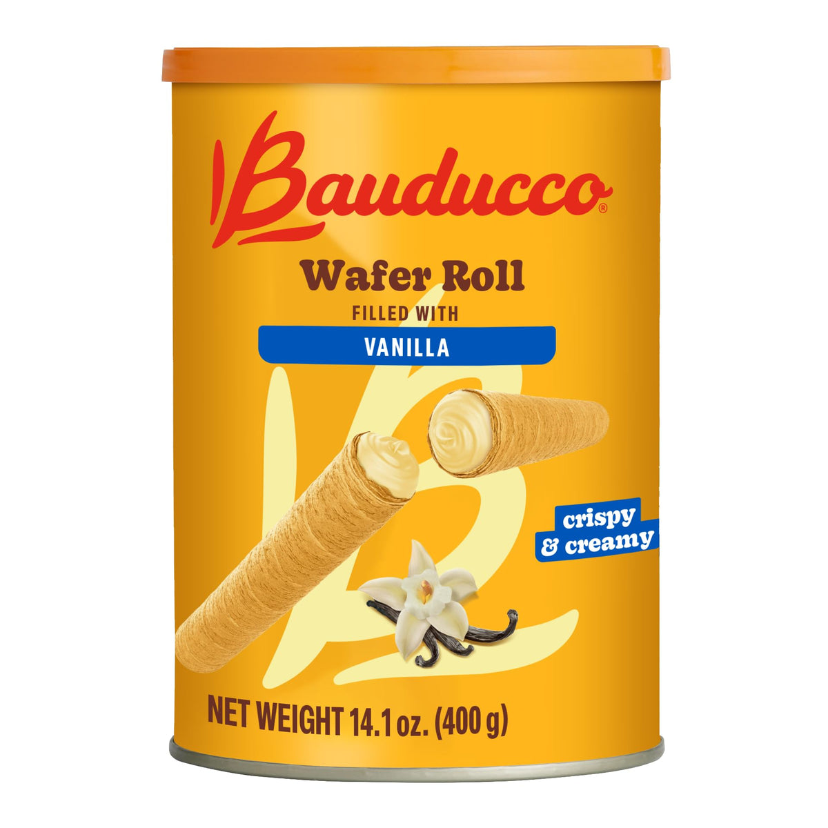 Bauducco Crispy Wafer Rolls for Sweet Snacking & Desserts