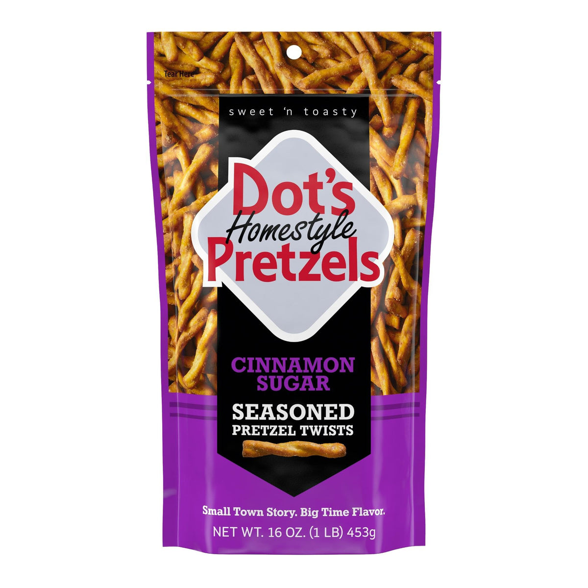 Dot's Original Seasoned Pretzel Twists, 16 oz (3-Pack)