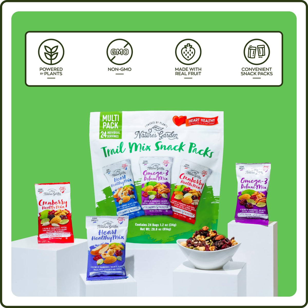 Nature's Garden Snack Mix for Everyday Snacking