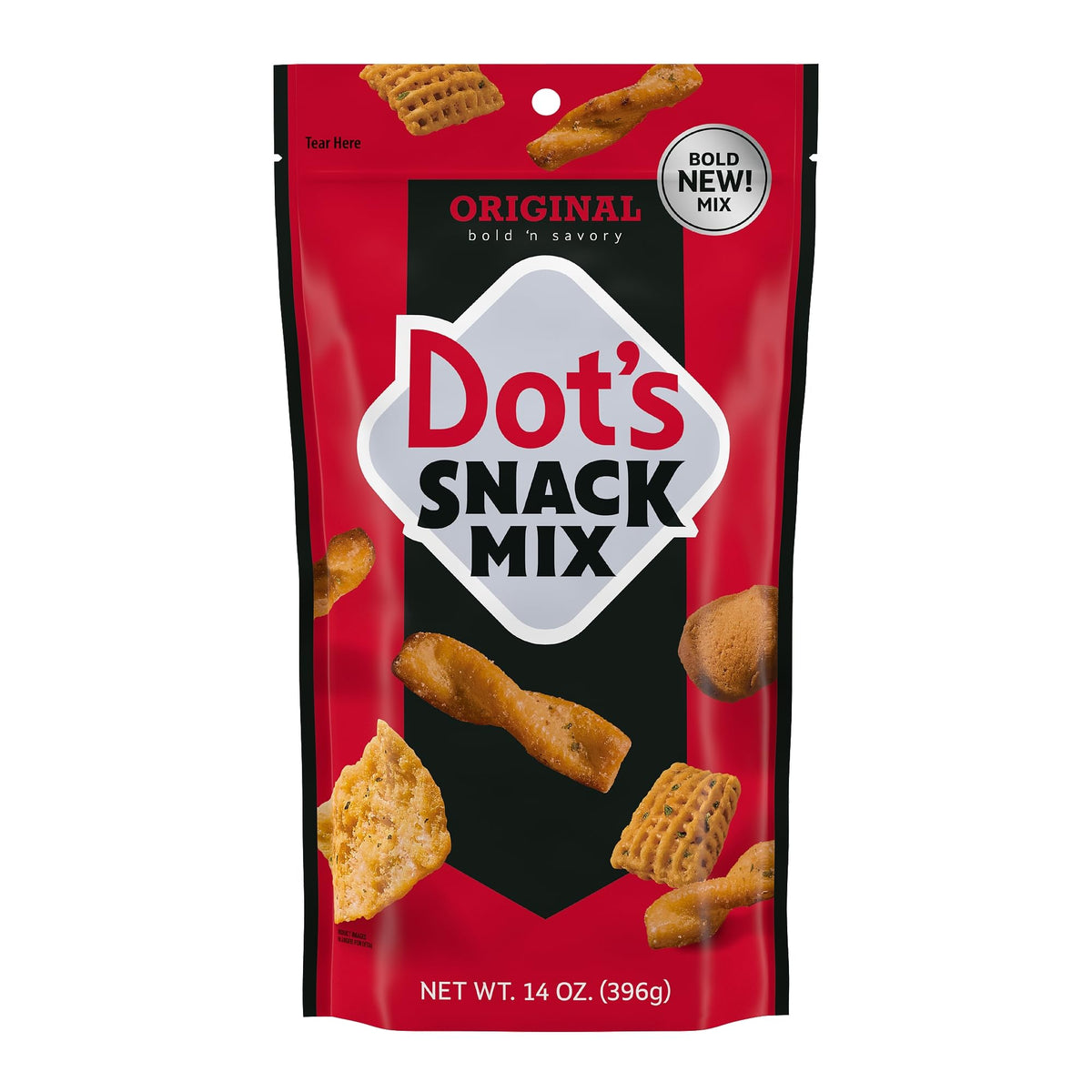 Dot's Original Seasoned Pretzel Twists, 16 oz (3-Pack)