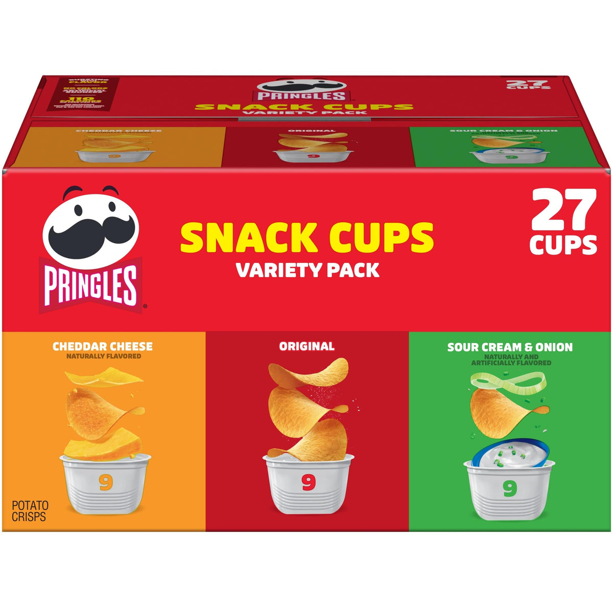 Pringles Stackable Potato Crisps for Everyday Snacking