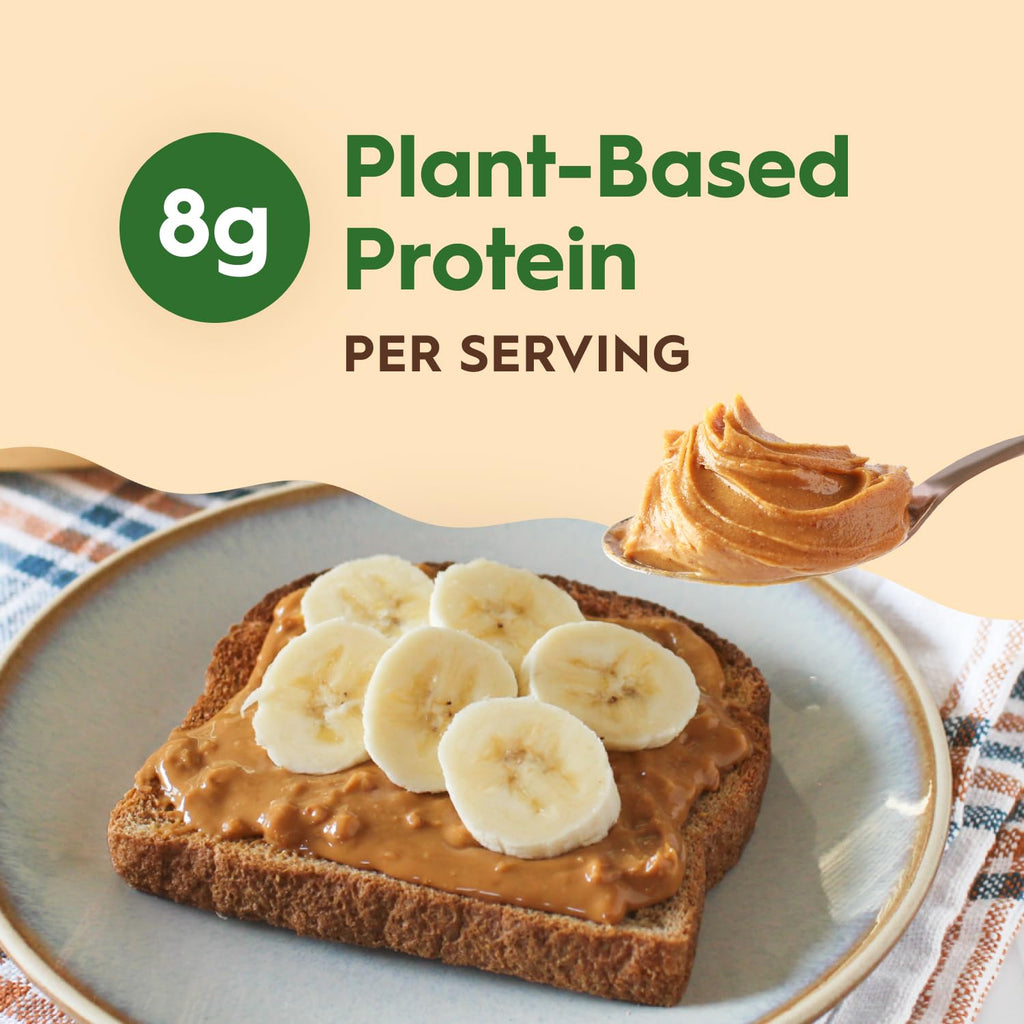 Organic Creamy Unsalted Peanut Butter Spread in Jar