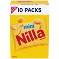 NILLA Mini Vanilla Wafer Cookies, 10 Snack Packs (80 Count)