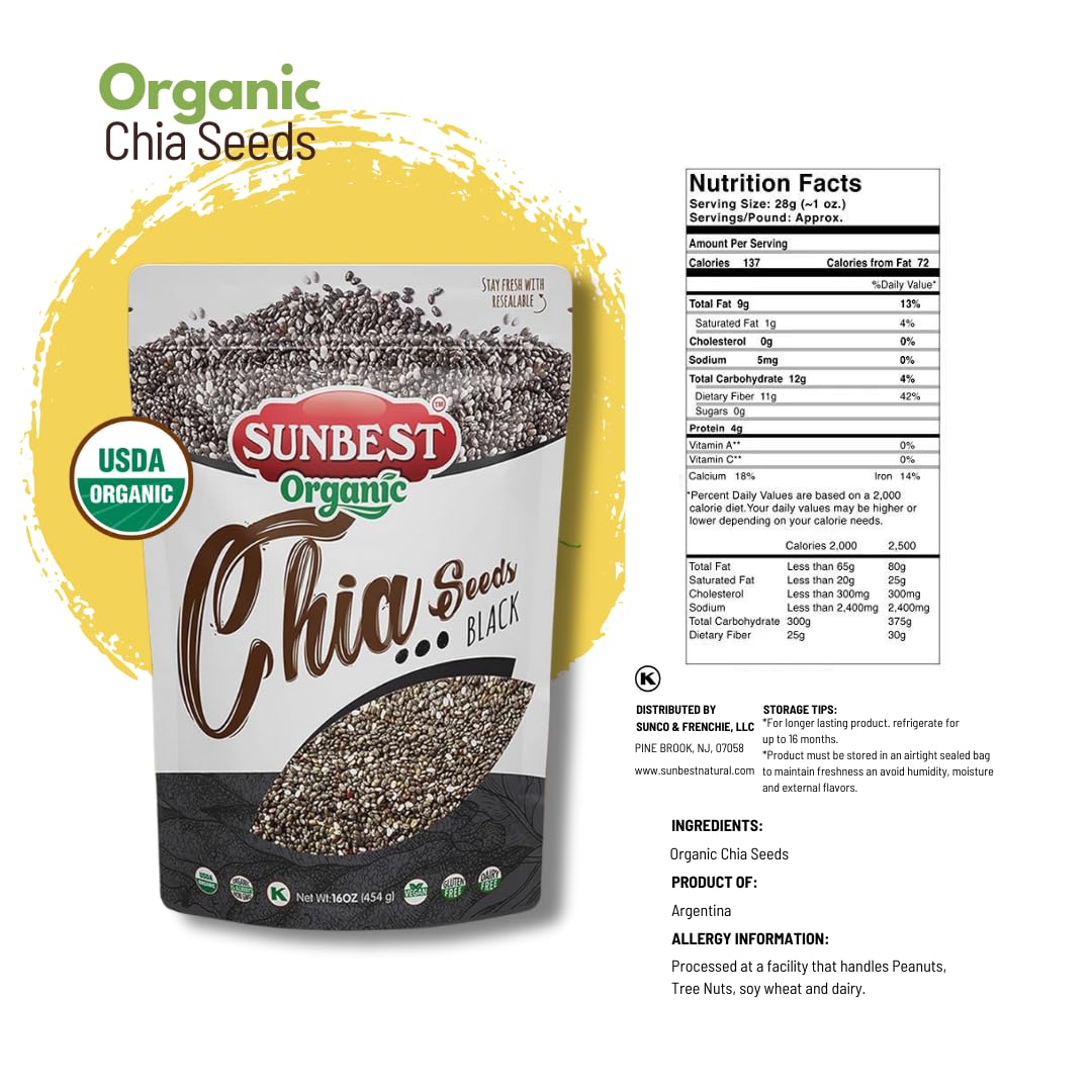 Sunbest Natural Organic Seeds for Everyday Snacking