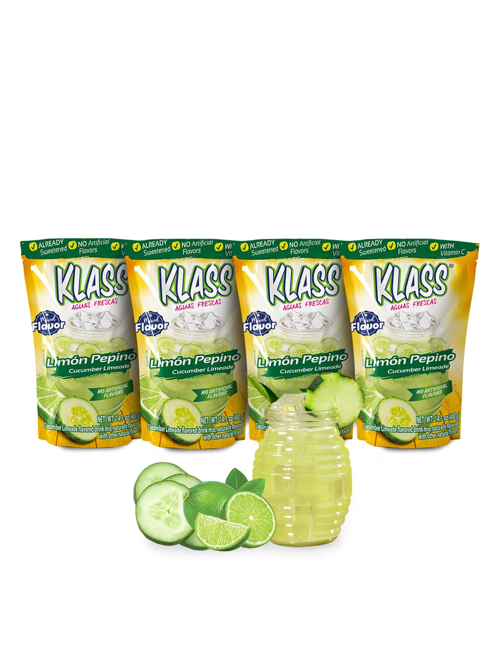 Klass Aguas Frescas Tropical Variety Drink Mix, 4 Flavors