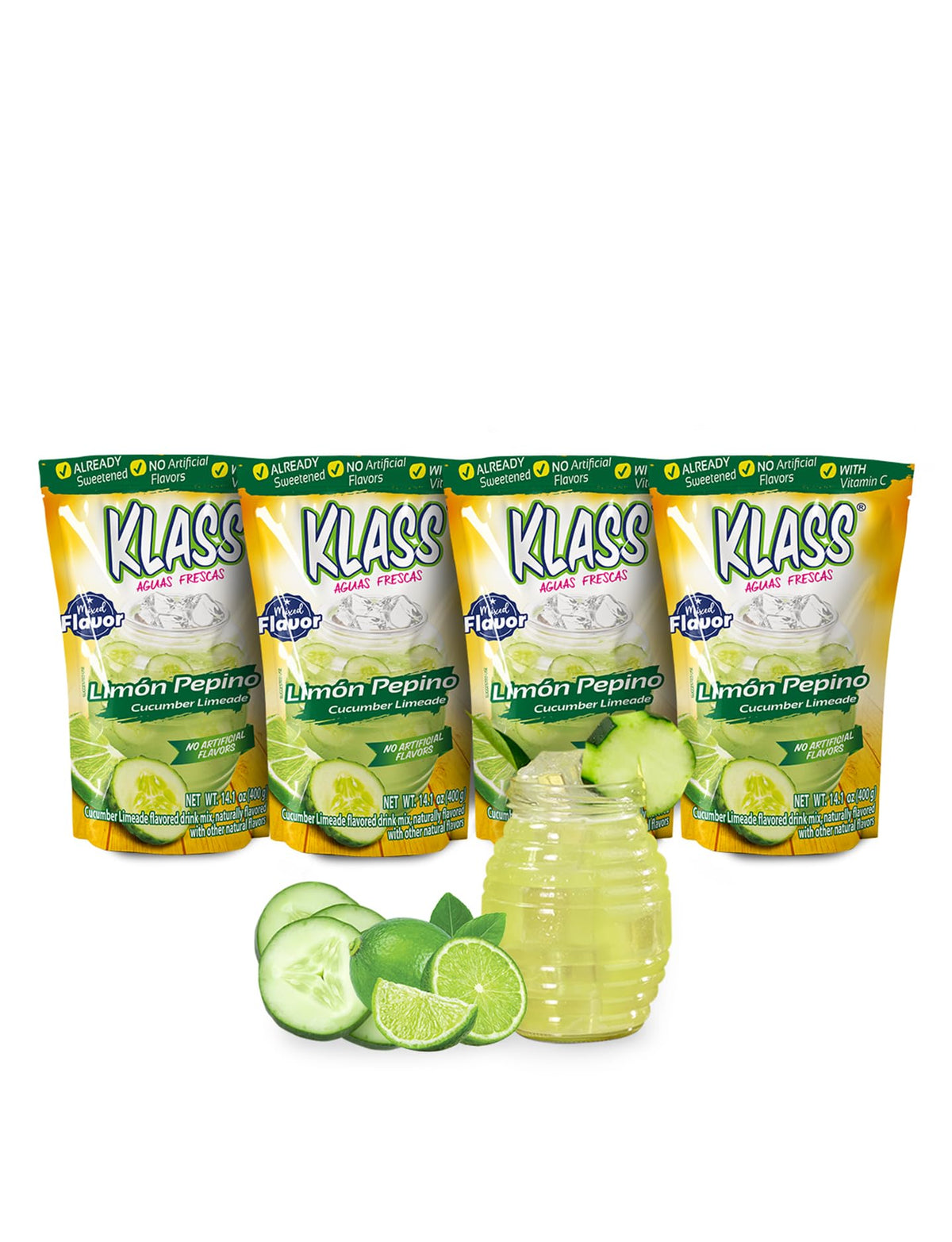 Klass Aguas Frescas Tropical Variety Drink Mix, 4 Flavors