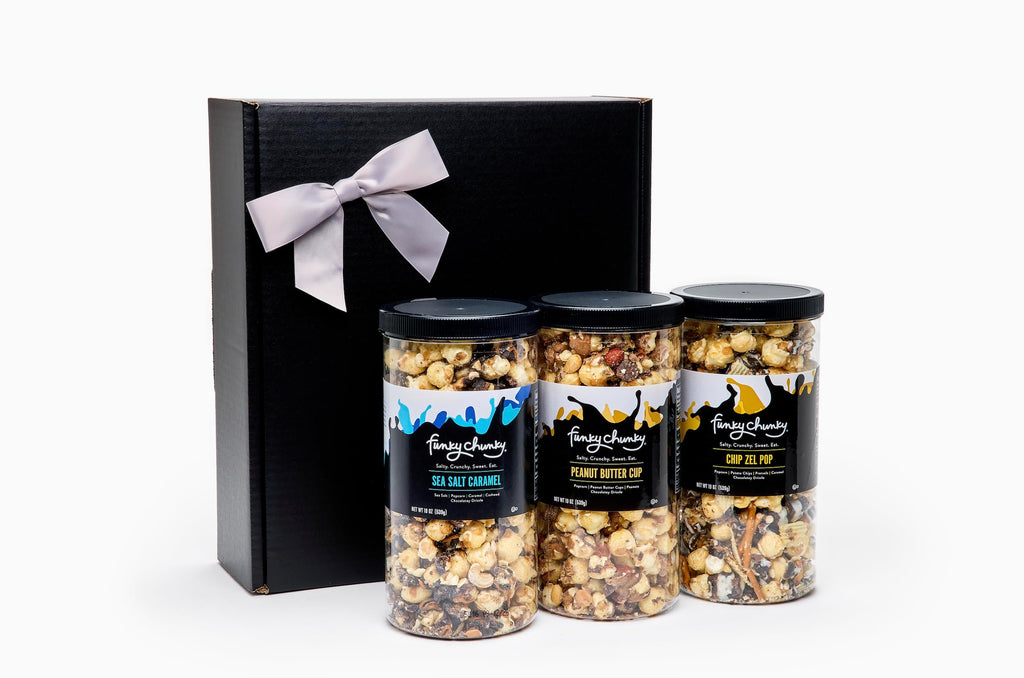 Funky Chunky The Triple Gourmet Popcorn Gift Set