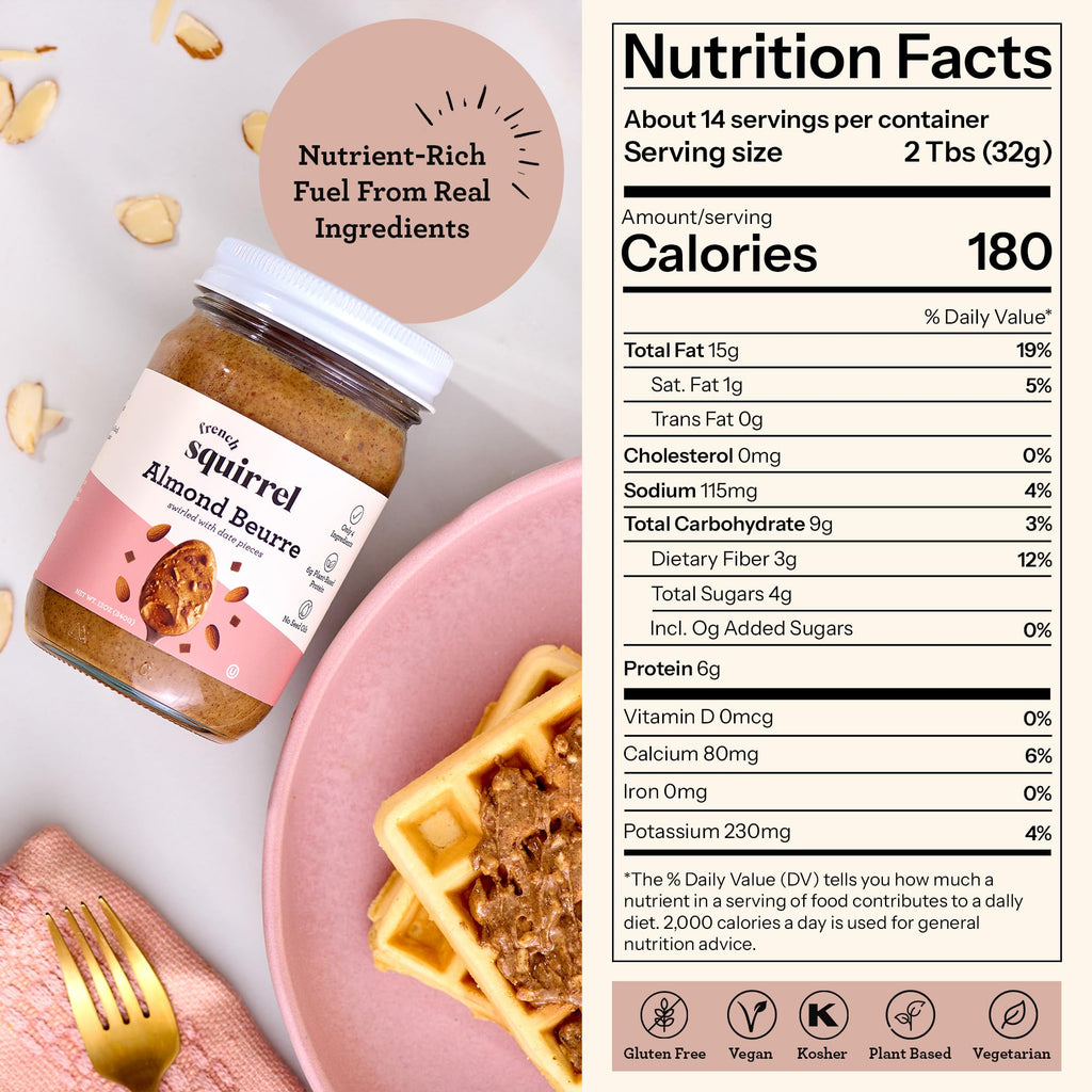 French Squirrel Almond Butter and Peanut Butter