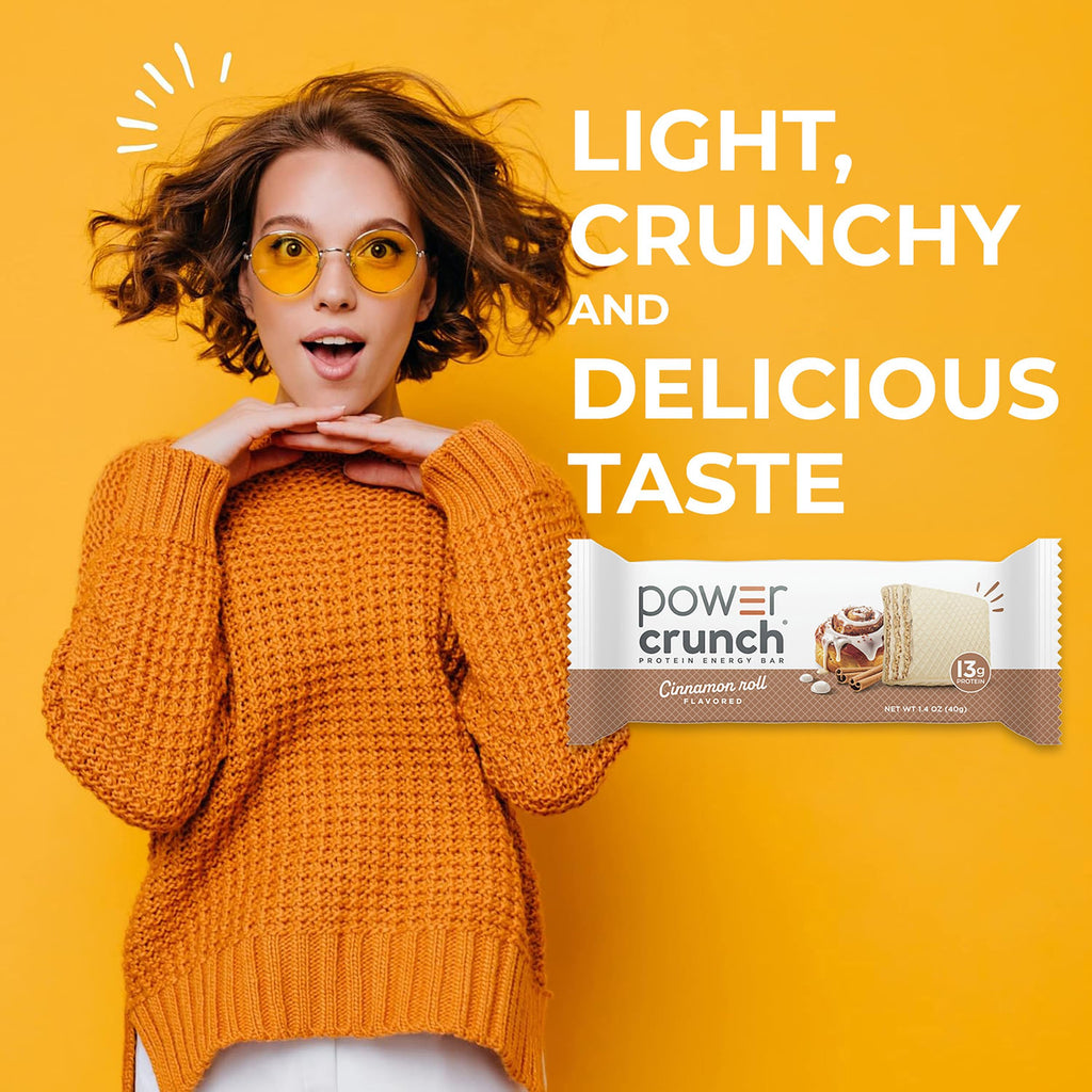 Power Crunch Protein Wafer Bars for On-the-Go Snacking